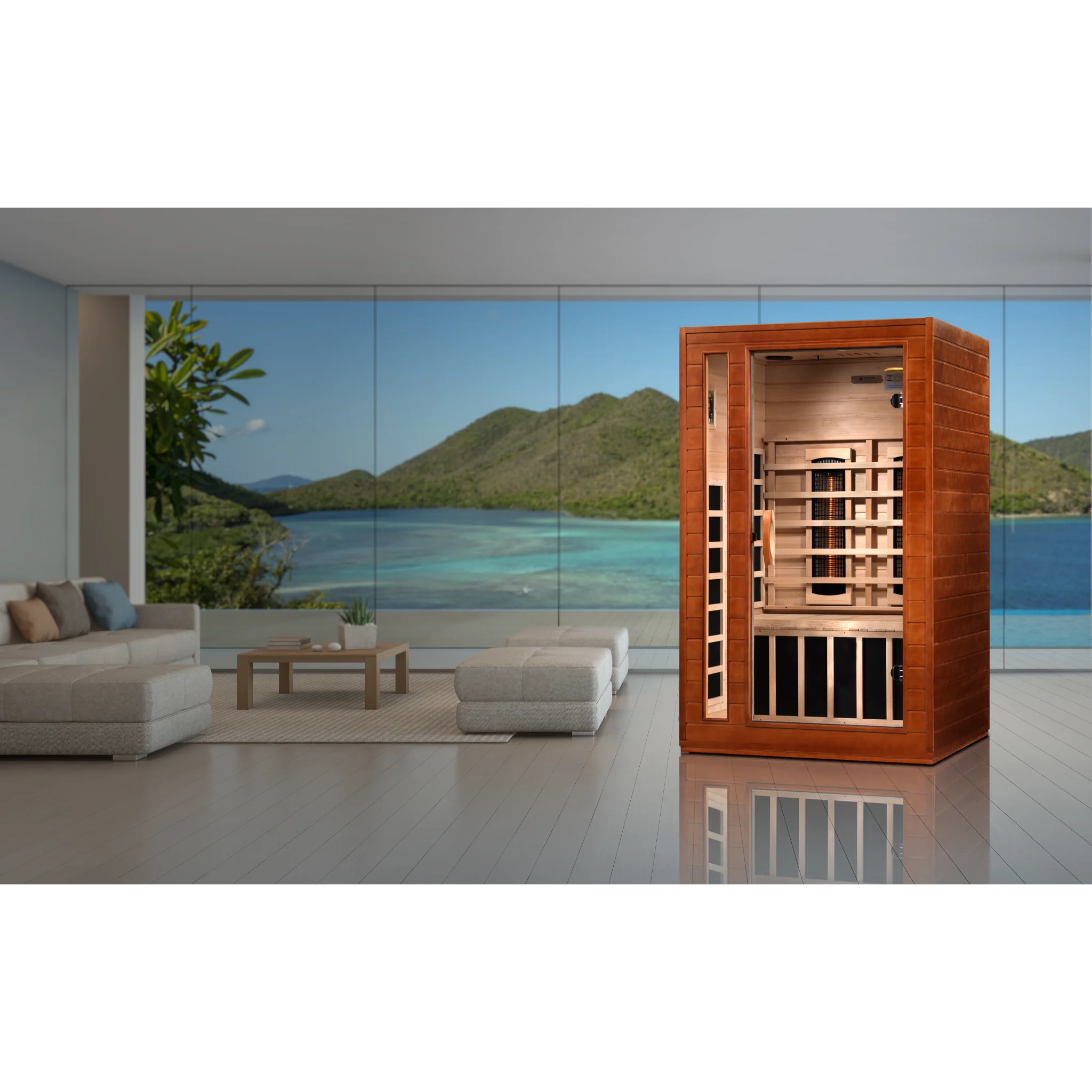 Dynamic Cordoba 2-Person Full Spectrum Infrared Sauna | DYN-6203-02 FS