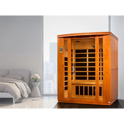 Dynamic Bellagio 3-Person Low EMF Far Infrared Sauna | DYN-6306-02