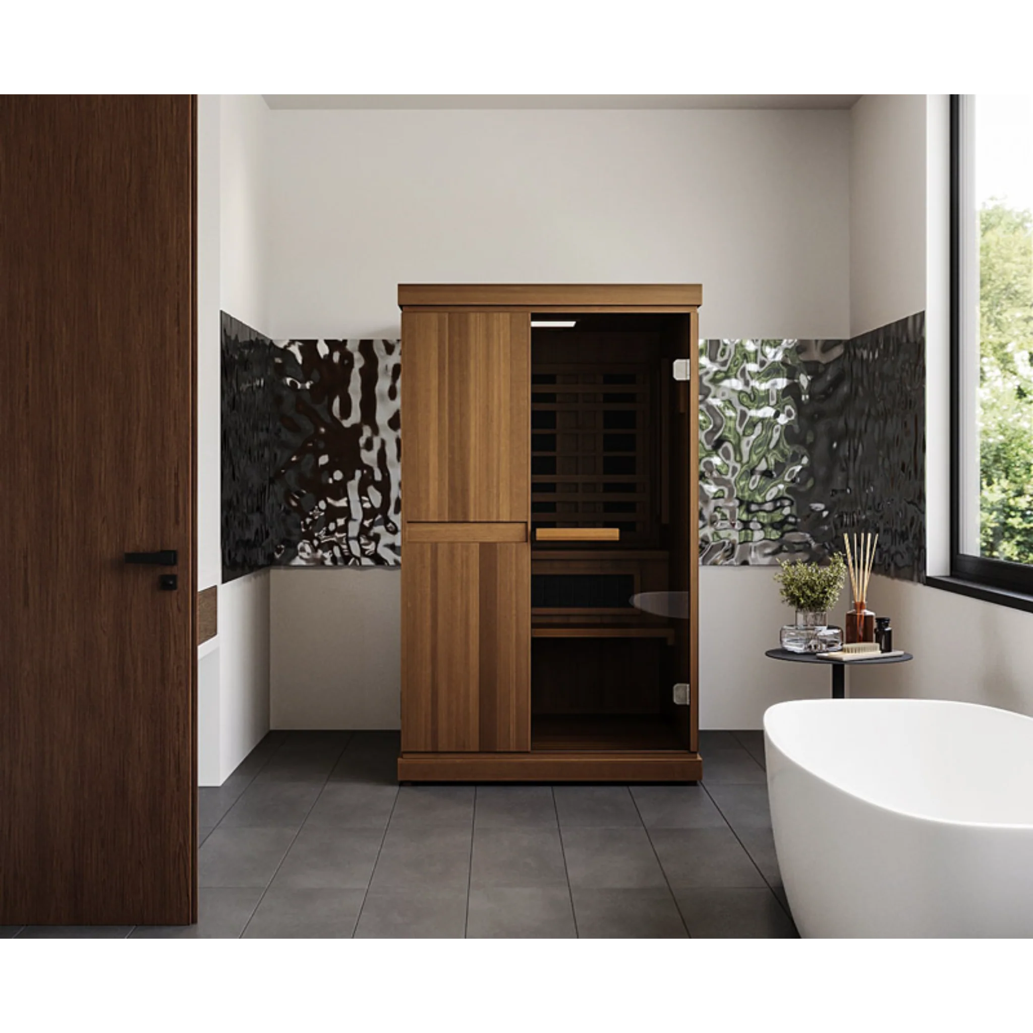 Finnmark FD-4 Trinity 2-Person Hybrid Infrared & Steam Sauna | FD-KN004