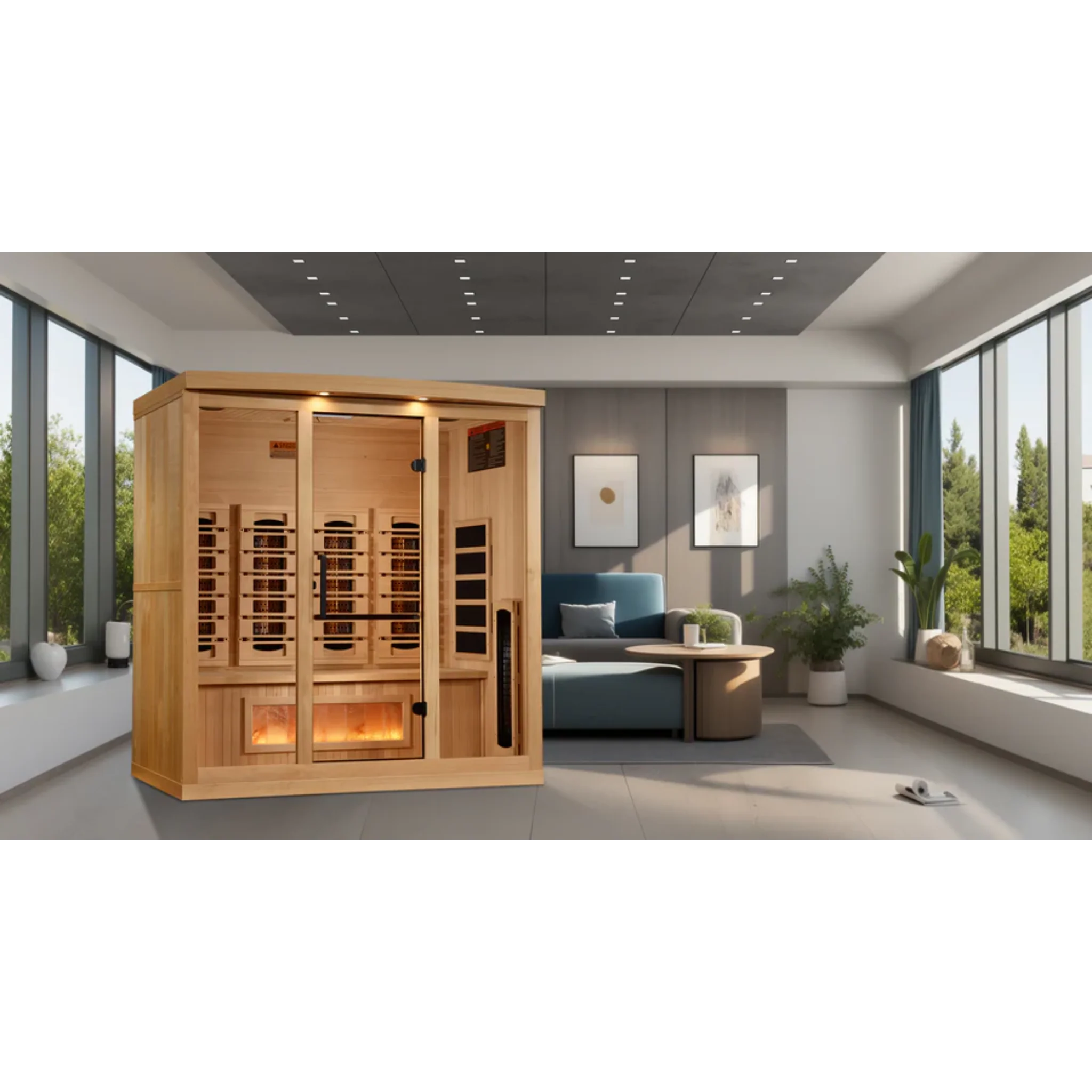 Golden Designs 2025 "Reserve Edition" 4-Person Full Spectrum with Himalayan Salt Bar | GDI-8040-03