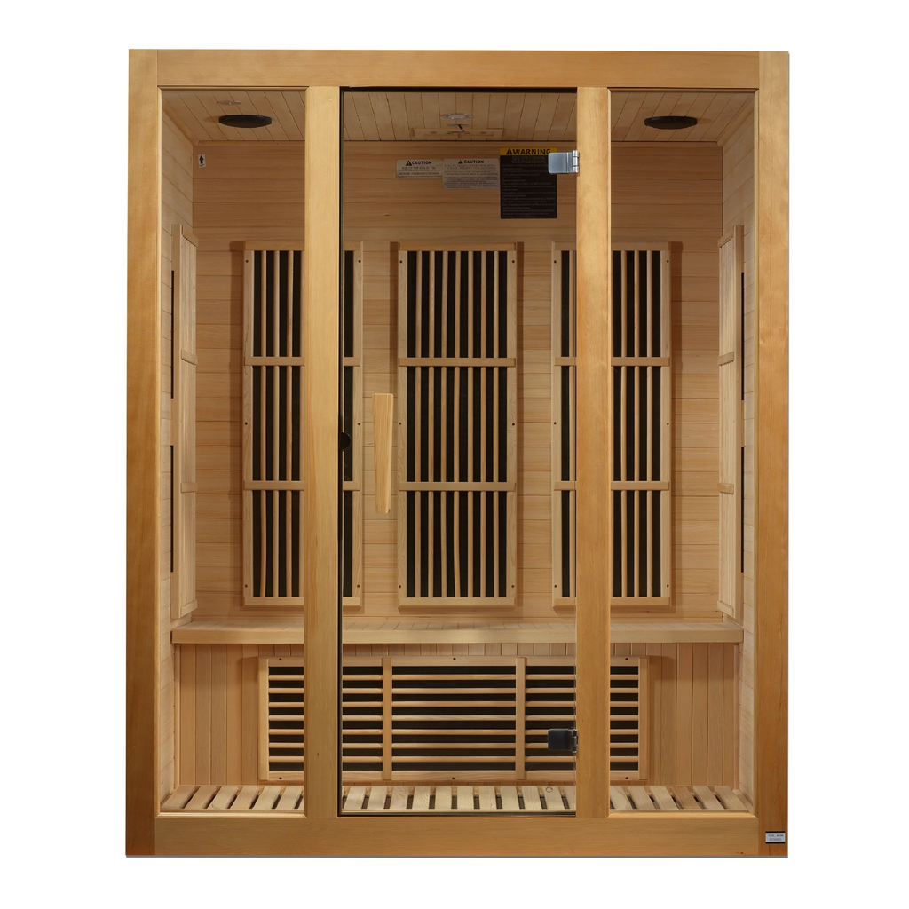 Maxxus Bellevue 3-Person Near Zero EMF Far Infrared Sauna | MX-J306-01-ZF