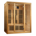 Maxxus Bellevue 3-Person Near Zero EMF Far Infrared Sauna | MX-J306-01-ZF