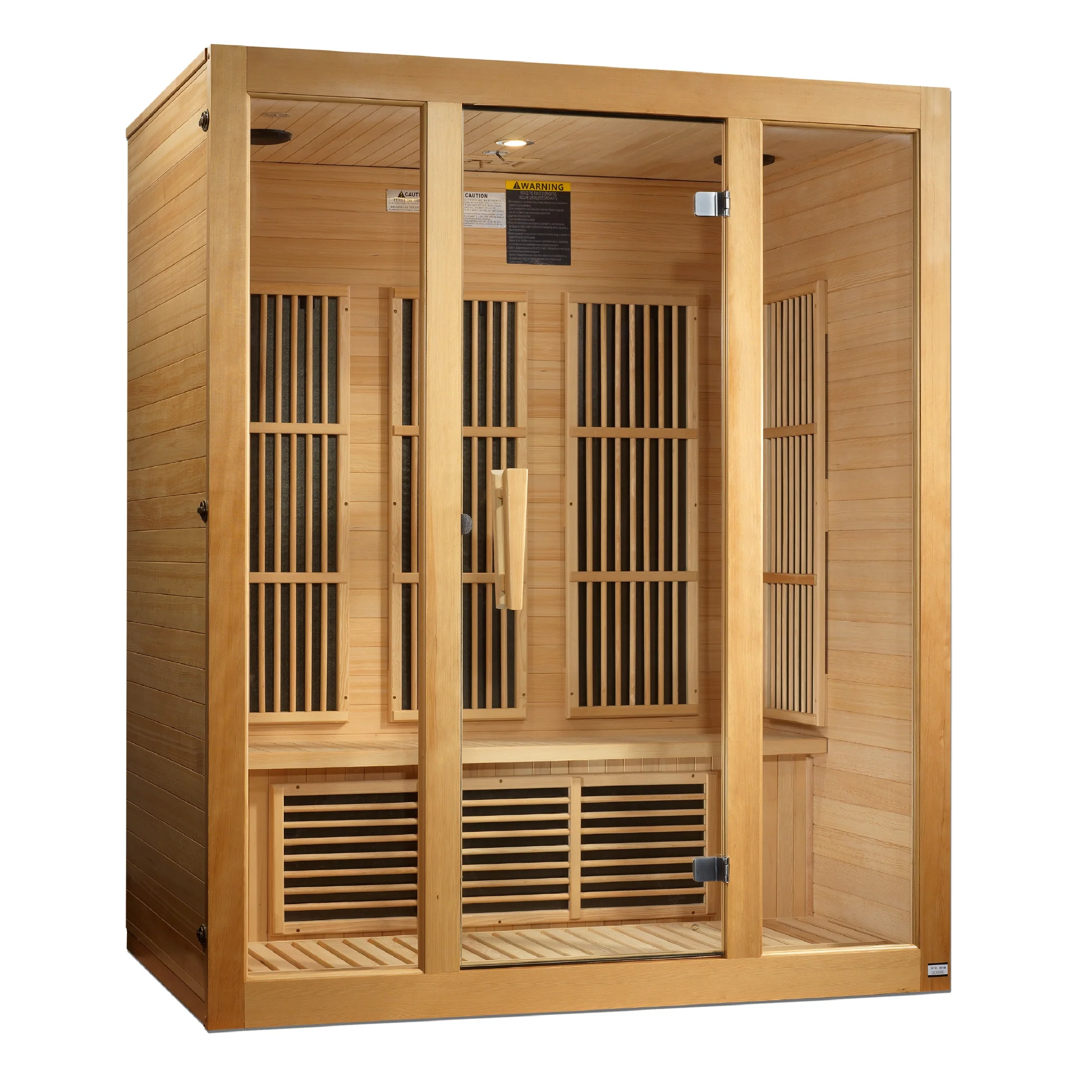 Maxxus Bellevue 3-Person Near Zero EMF Far Infrared Sauna | MX-J306-01-ZF