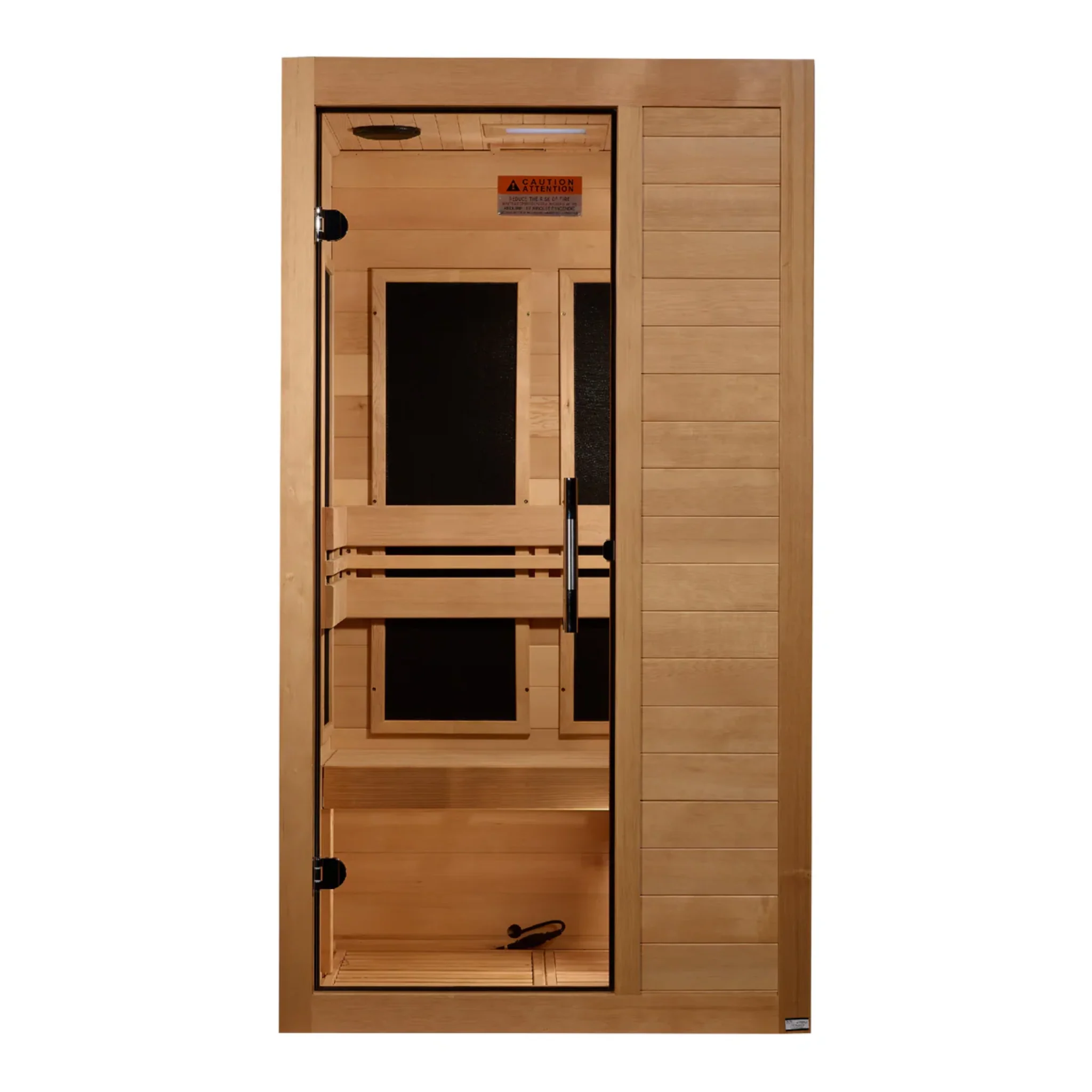 Maxxus S-Line 1-Person Low EMF Far Infrared Sauna | MX-S106-01